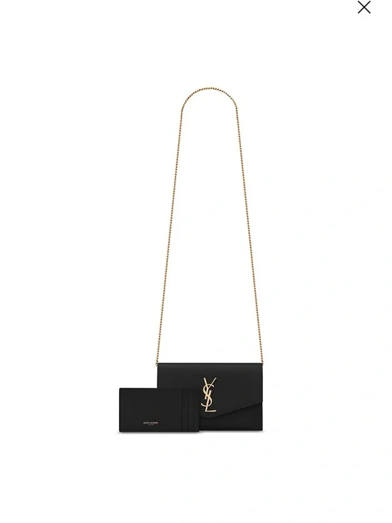 Authentic yves saint Laurent black uptown chain wallet. - Picture 15 of 15